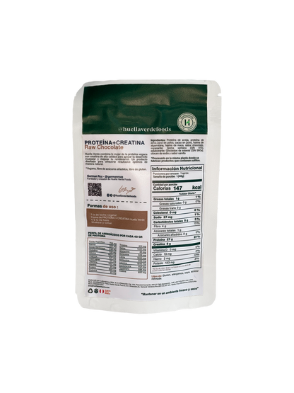Proteína Raw Chocolate + Creatina 45 gr