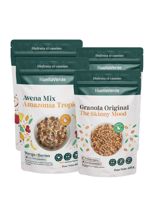 Pack Familiar: 2 Avena Mix 600gr + 2 Granolas 400gr