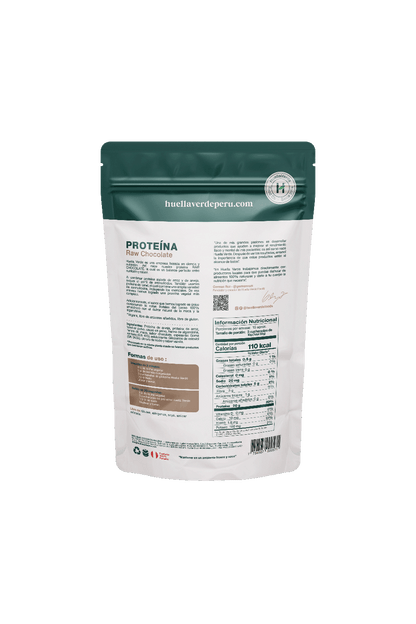 Proteína Vegetal Raw Chocolate 450gr