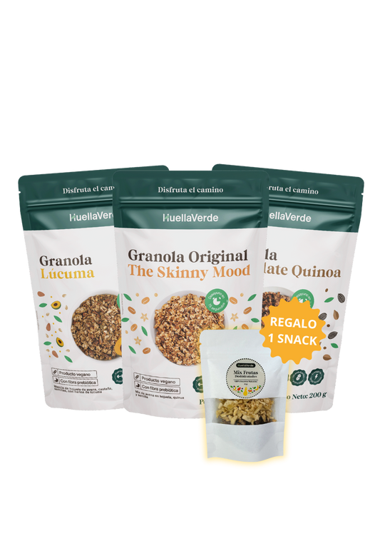 Tripack granolas de 200 gr